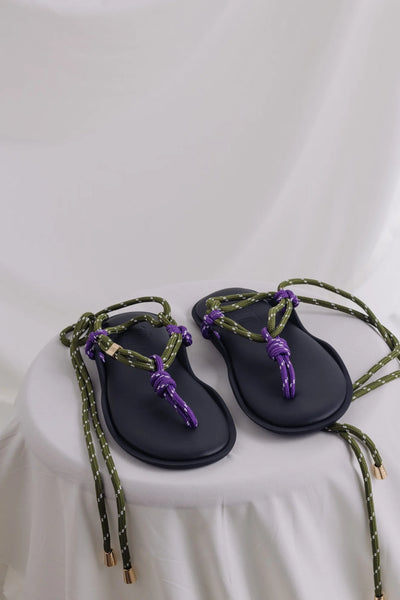 F L Ò / T W I N - Military Green/Purple