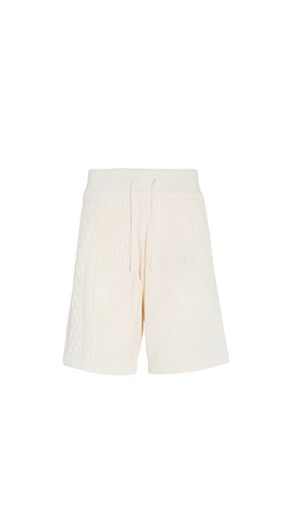 Jogger short braided