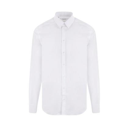 Cotton button up shirt - white