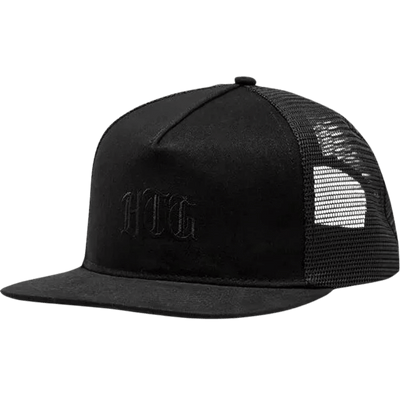 Script Strapback Hat - Black