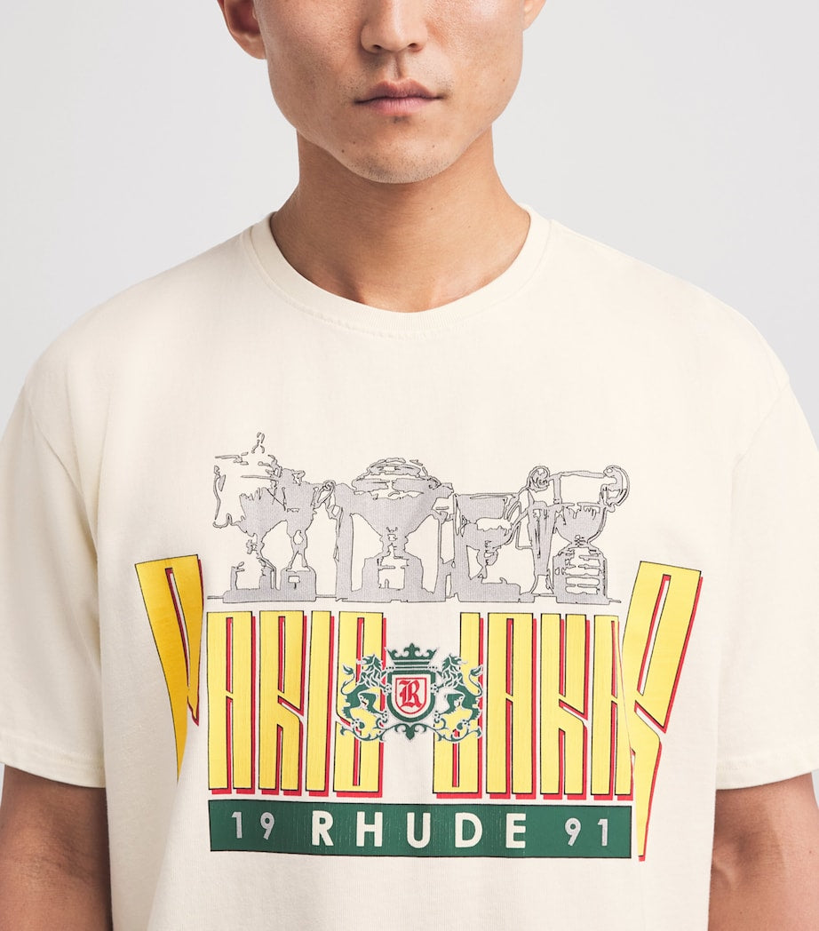 Cotton Trofeo Print T-Shirt