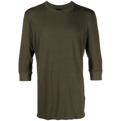 Raw cut LS Tshirt - green