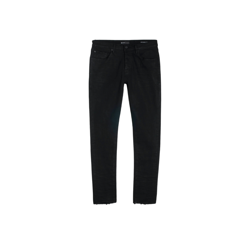 Low Rise Skinny Jean Black Resin