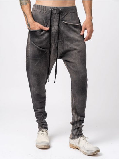 Grey Knitted Pantalone