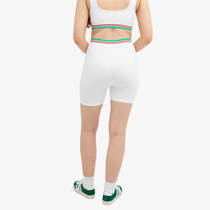 Seamless ribbed cycling short