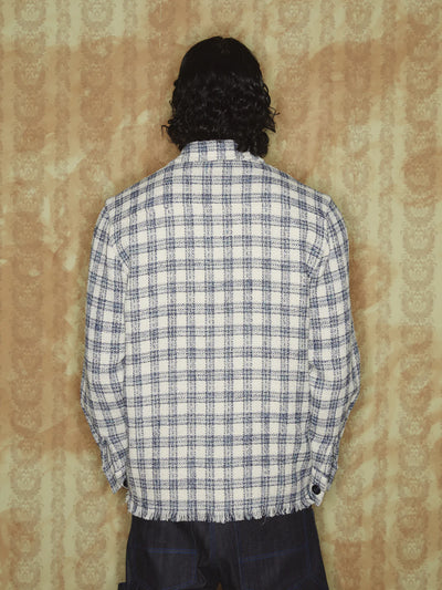Tweed shirt - navy