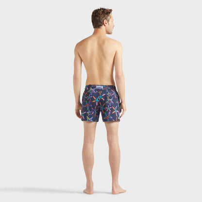 Men Stretch Short Swim Disco Stars
