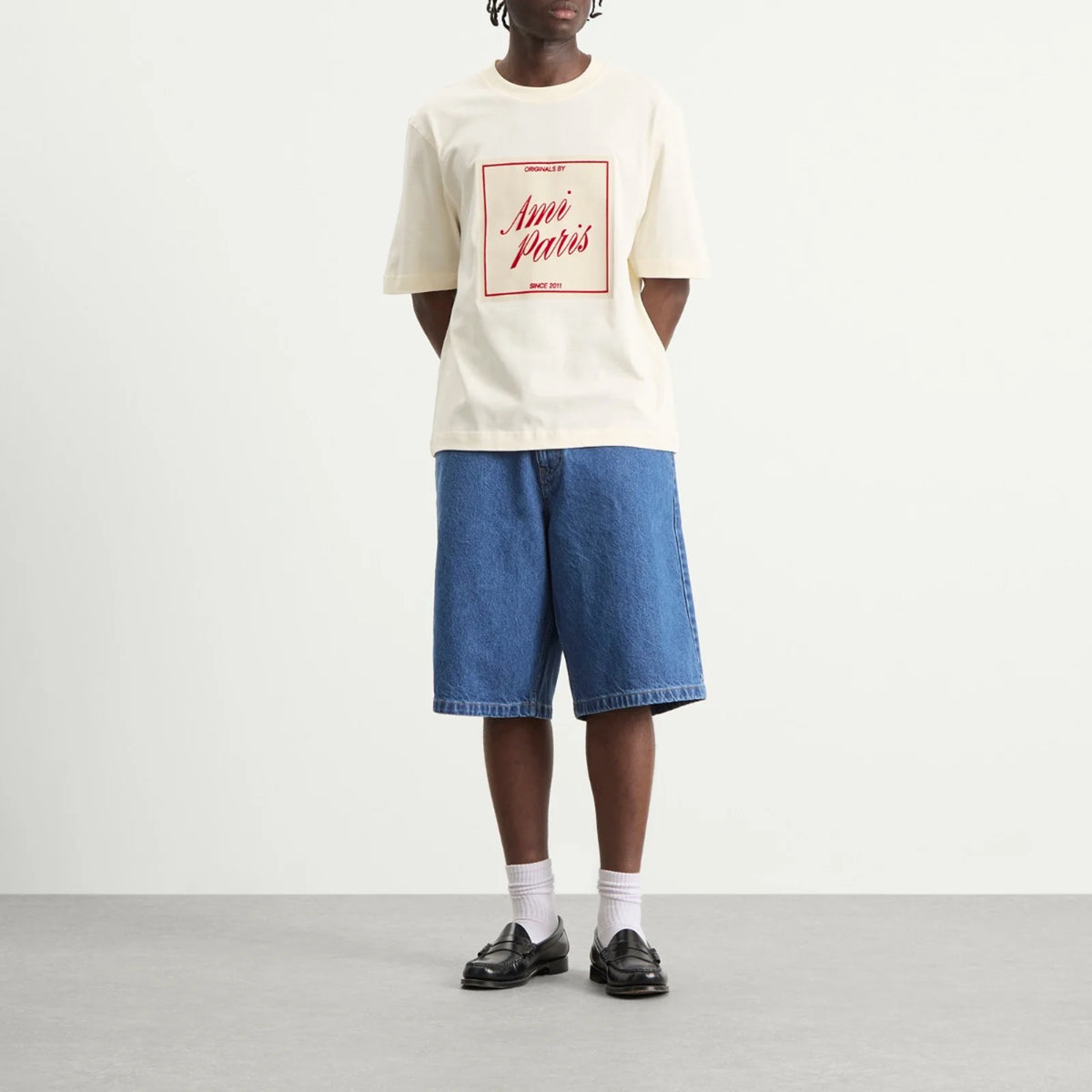 AMI PARIS BOXY FIT SHORT SLEEVE T-SHIRT