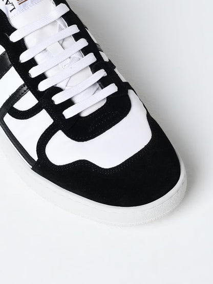 Nylon clay low top sneakers