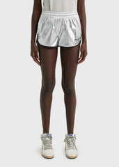 Space silver shorts