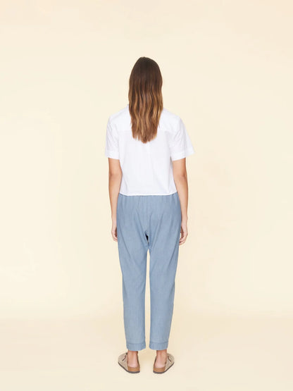 Draper pant - dusty blue