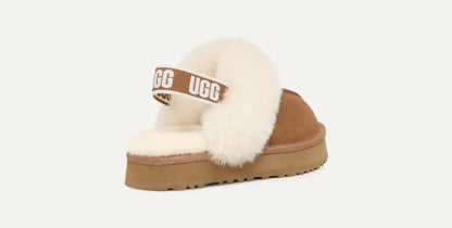 Funkette kids chestnut slipper