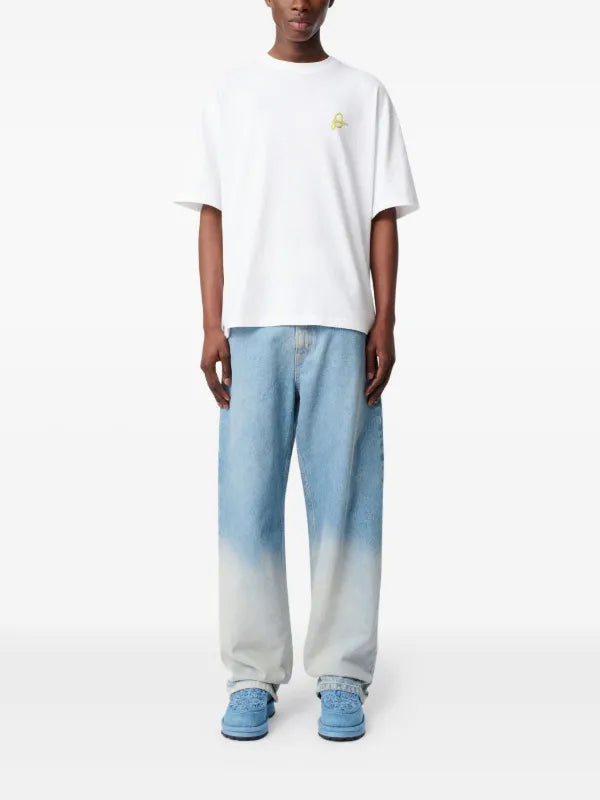 Axel Arigato Paper Clip logo-embroidered T-shirt