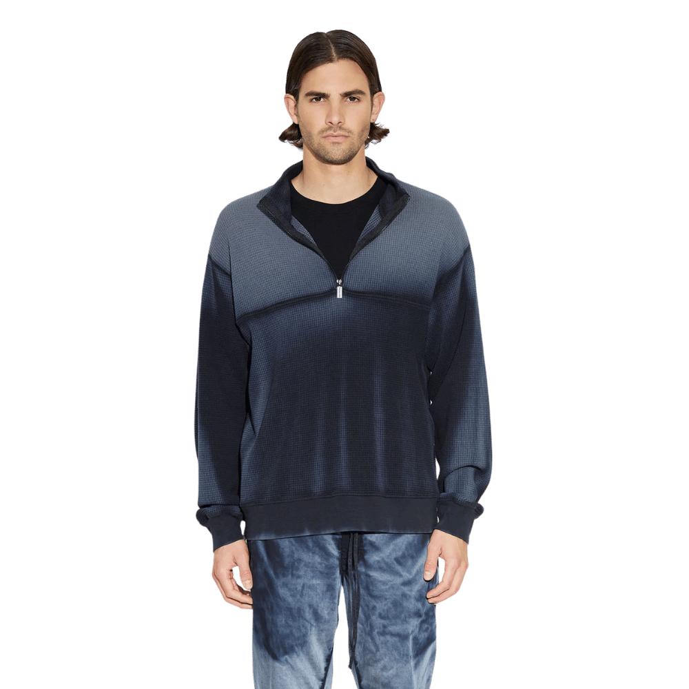 The Cooper Half Zip Black Cast