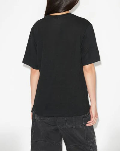 zewel short-sleeve logo t-shirt - black