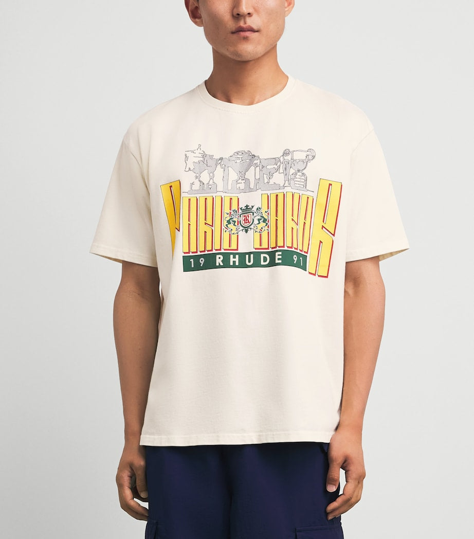 Cotton Trofeo Print T-Shirt
