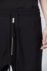 Zipper shorts - black