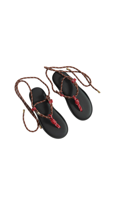 Flo twin - brown/red