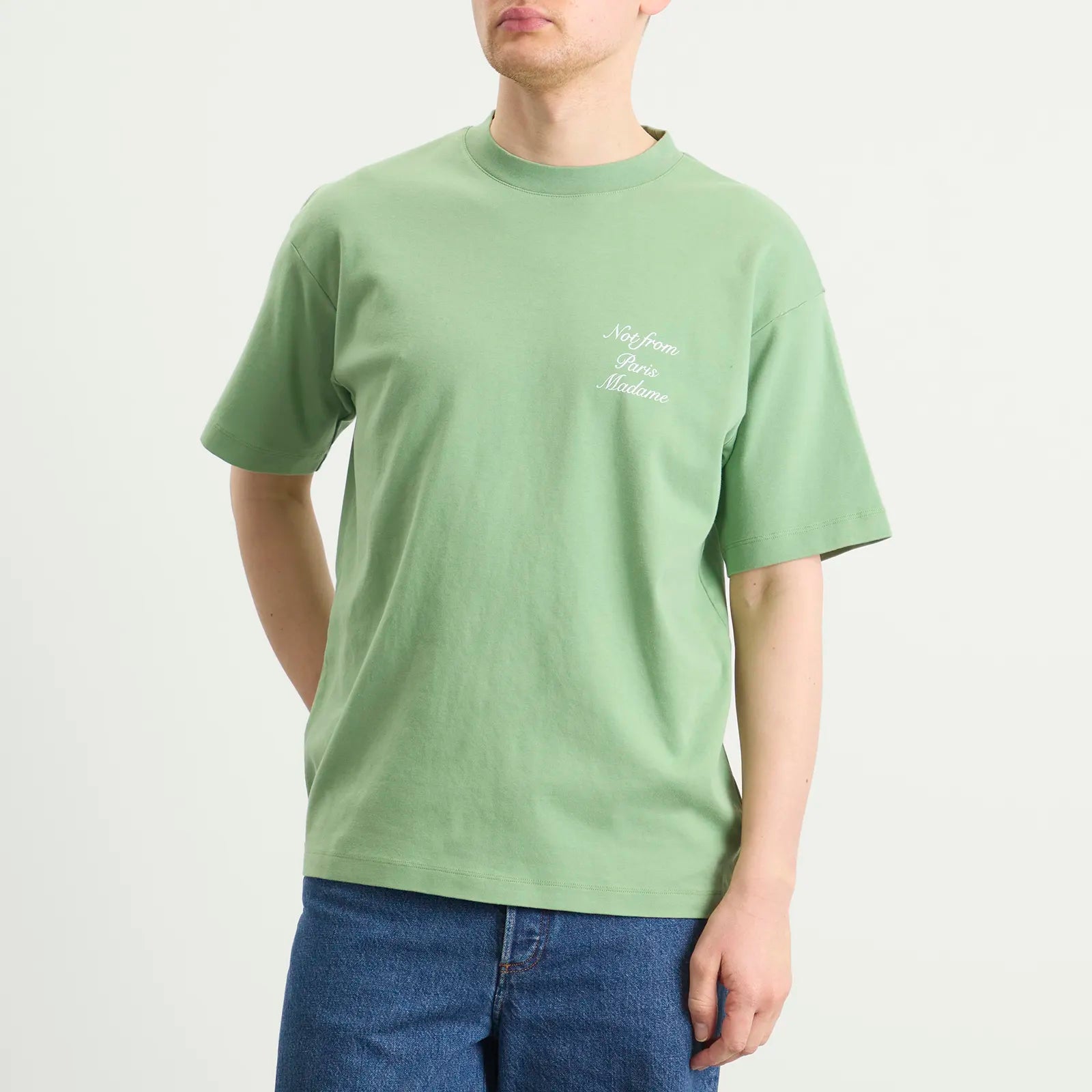 DRÔLE DE MONSIEUR THE CALLIGRAPHY SLOGAN T-SHIRT