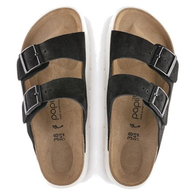 Papillio Arizona Chunky Suede Sandals - Black
