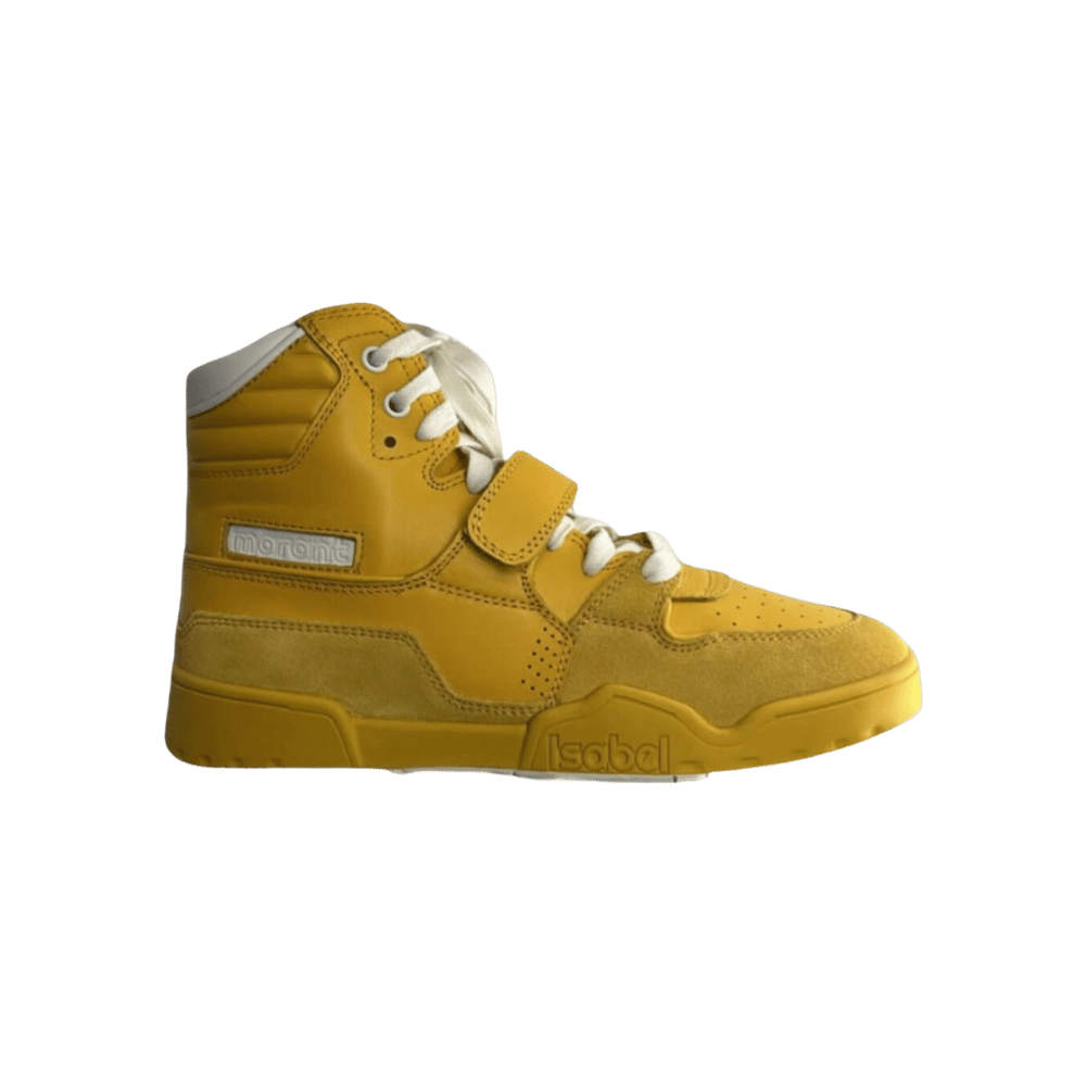 Alsee leather touch-strap sneakers - yellow