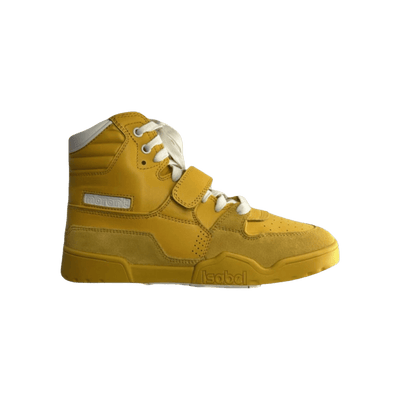 Alsee Leather Touch-Strap Sneakers - Yellow