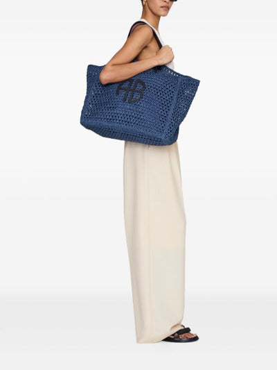 ANINE BING
large Rio logo-appliqué tote bag