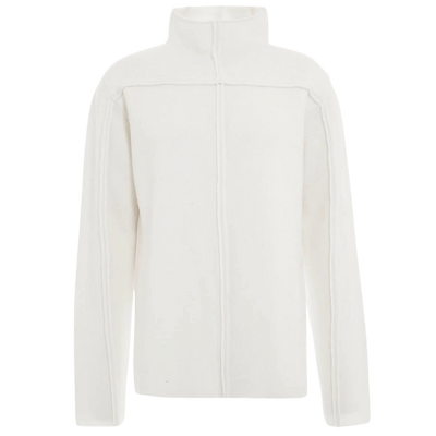 White High Collar Sweater