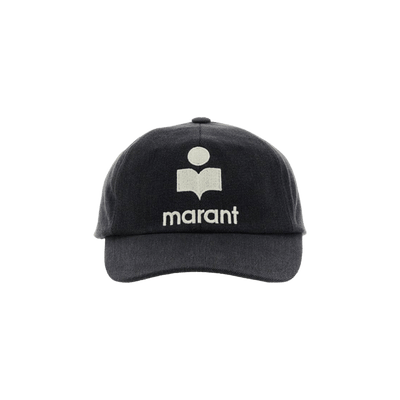 Logo Embroidered Baseball Cap - Off Black