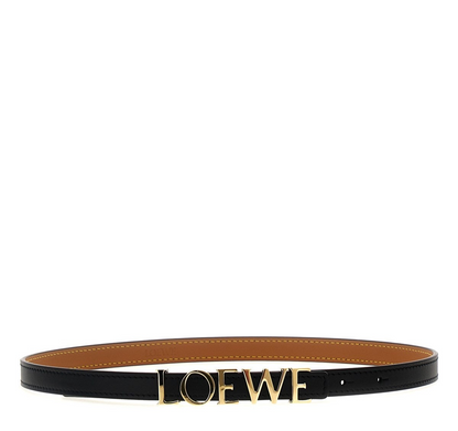 Lettering logo belt