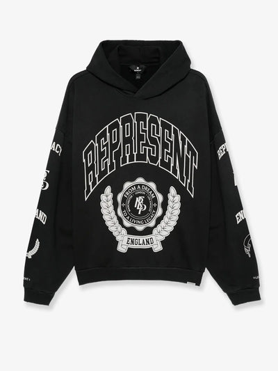 EPRESENT LEGACY CREST HOODIE STAINED BLACK