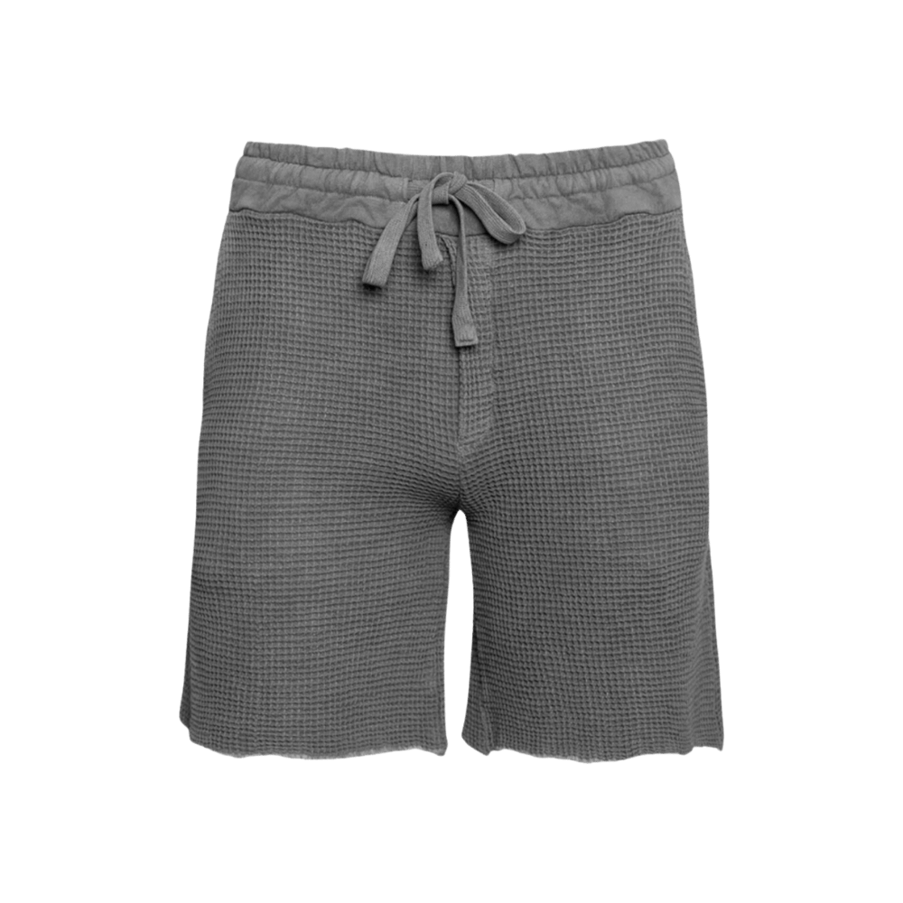 Waffle shorts - grey