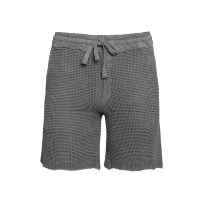 Waffle shorts - grey