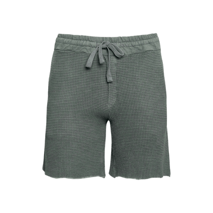 Waffle shorts - green