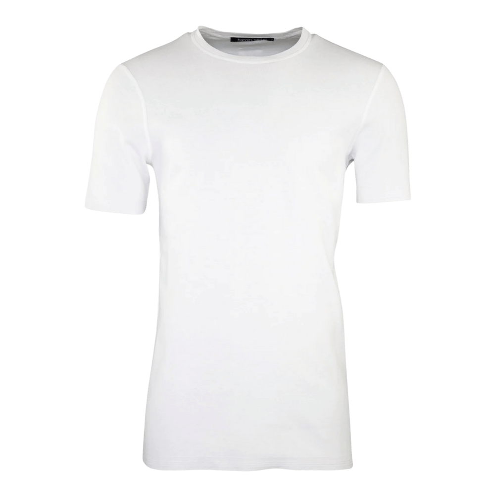 Male white SS tee