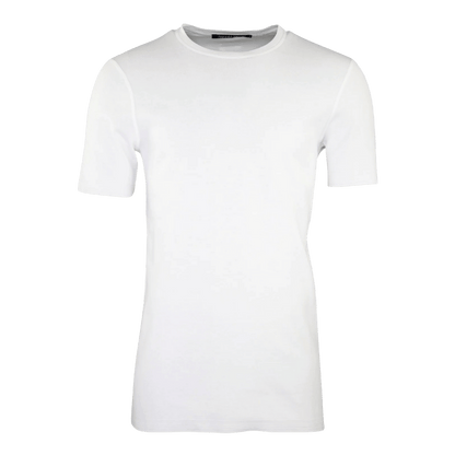 Male white SS tee