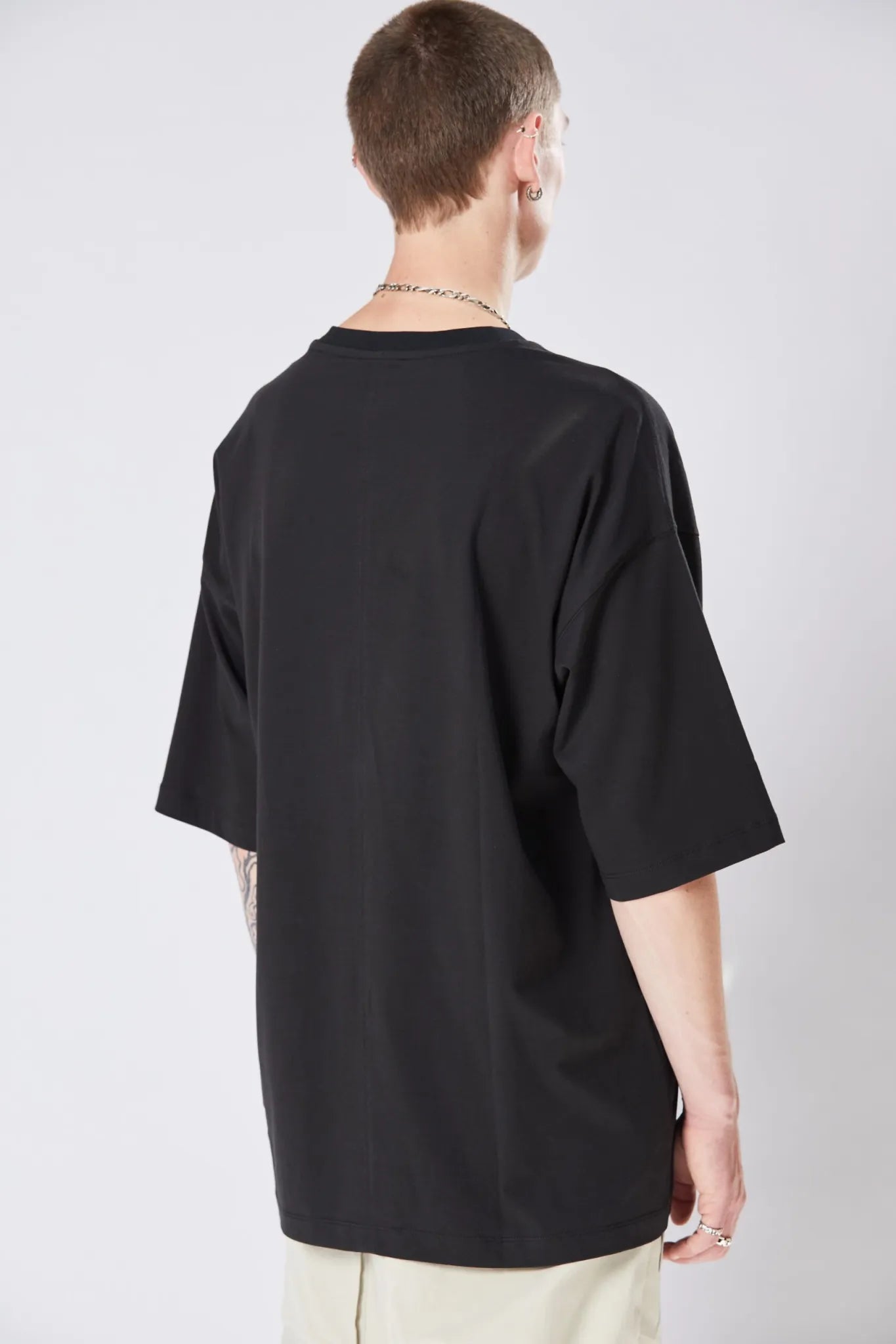 Oversized clasic tee - black