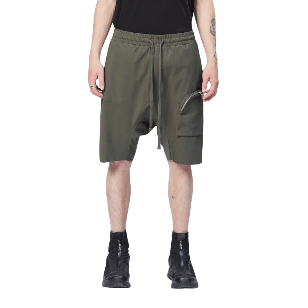 One pocket short - green