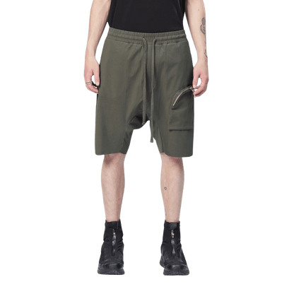 One pocket short - green