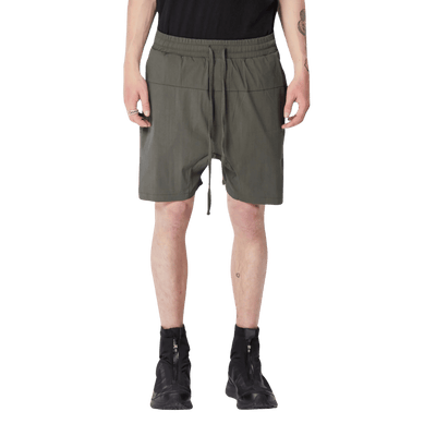 Drop Crotch Shorts - Green