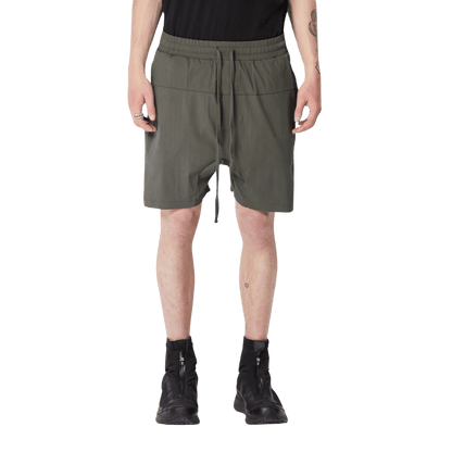 drop crotch shorts - green