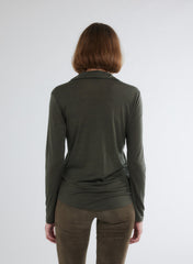 Long Sleeves Shirt in Lyocel - New wool