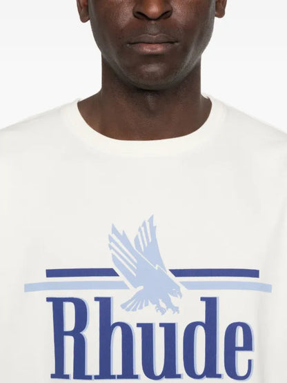 RHUDE
crew neck T-shirts