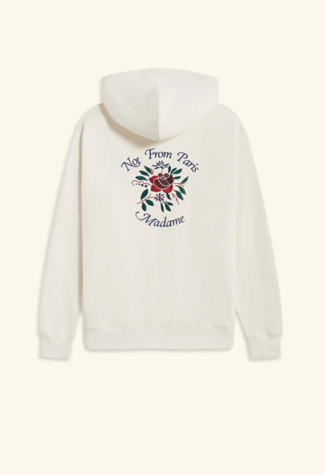 Le hoodie slogan fleurs