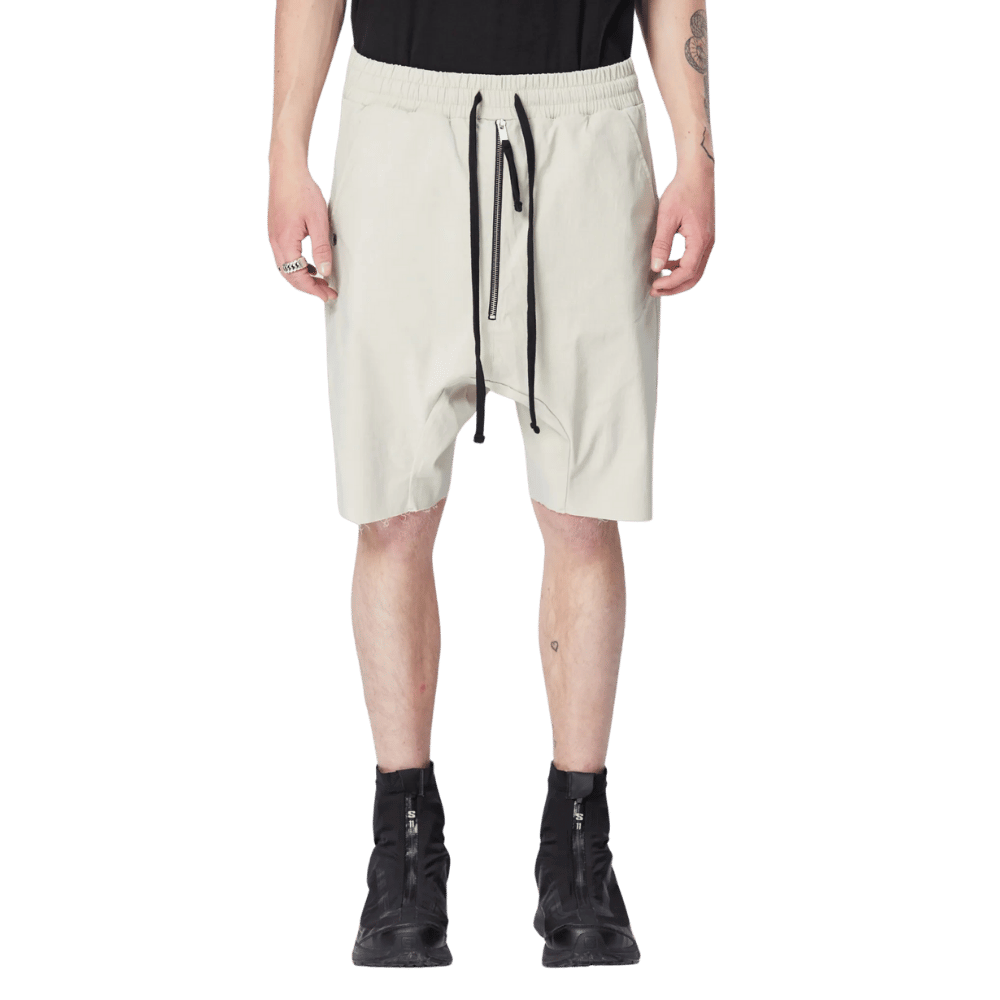 Zipper shorts - sand