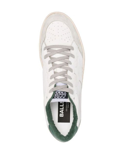 Ball star -classic white with green