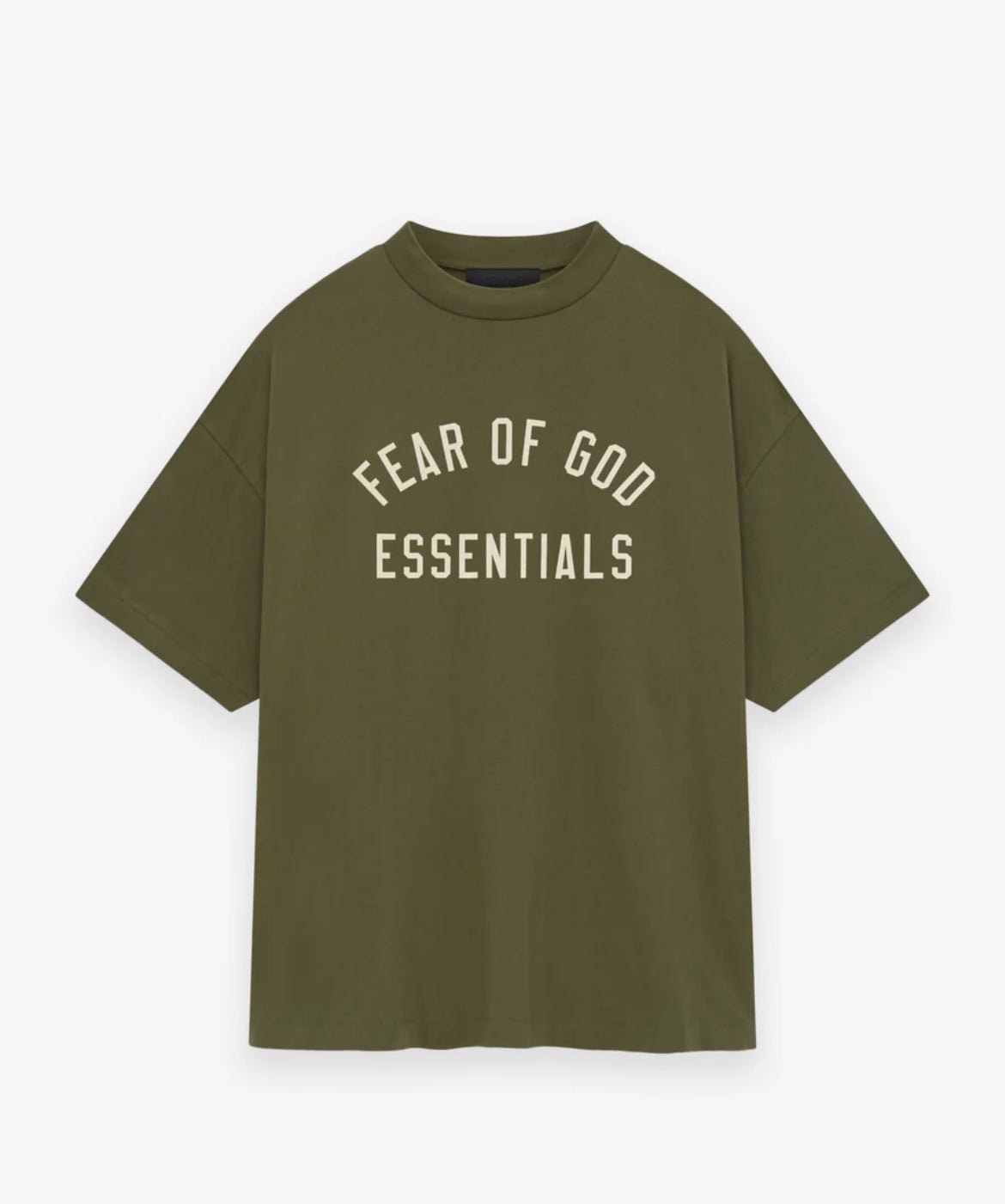 Jersey CREWNECK tee - military