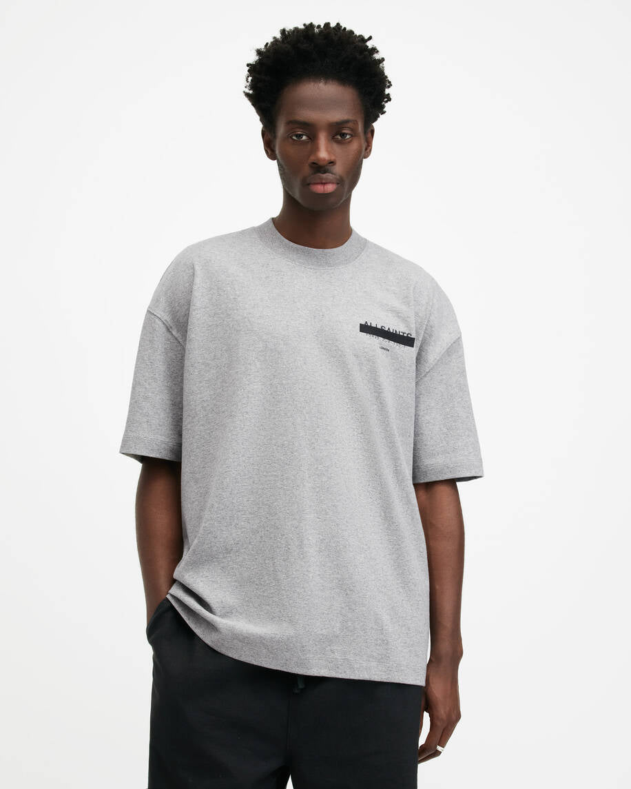 Redact Oversized Embroidered Logo T-Shirt