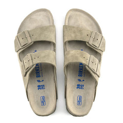 Arizona soft footbed suede leather - faded khaki