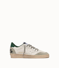 Ball star white and green sneakers